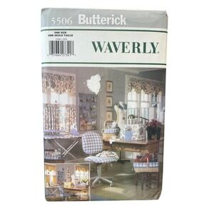 Butterick Waverly 5506 Sewing Room Accessories Decor ONE SIZE Home Craft Utility